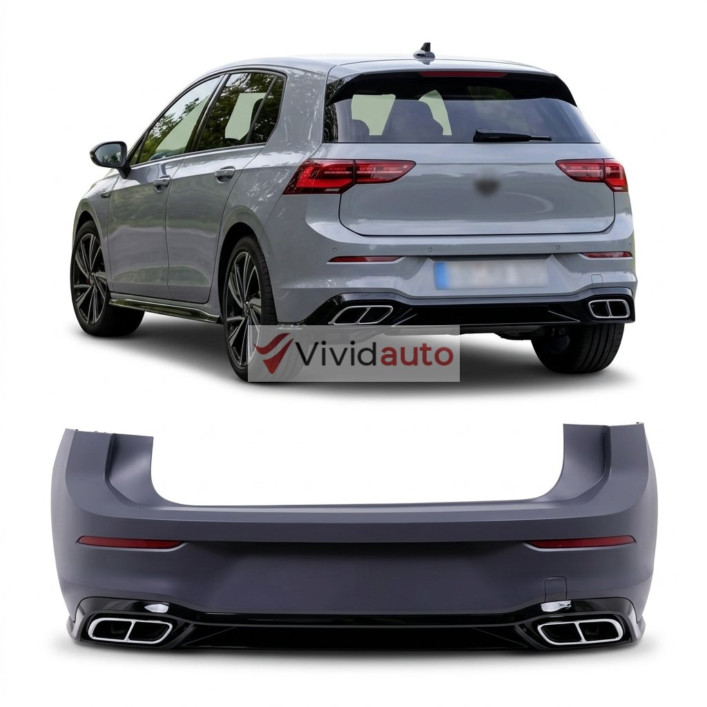 VW Golf 8 (2020–2023) R-Line Заден Браник